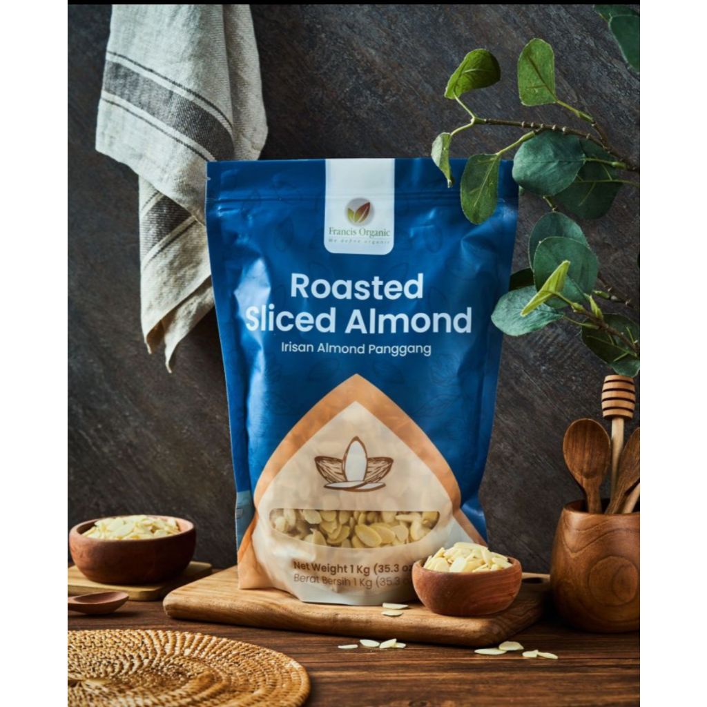 

Roasted Sliced Almond 1kg/ Almond Panggang Tiris 1000 gram