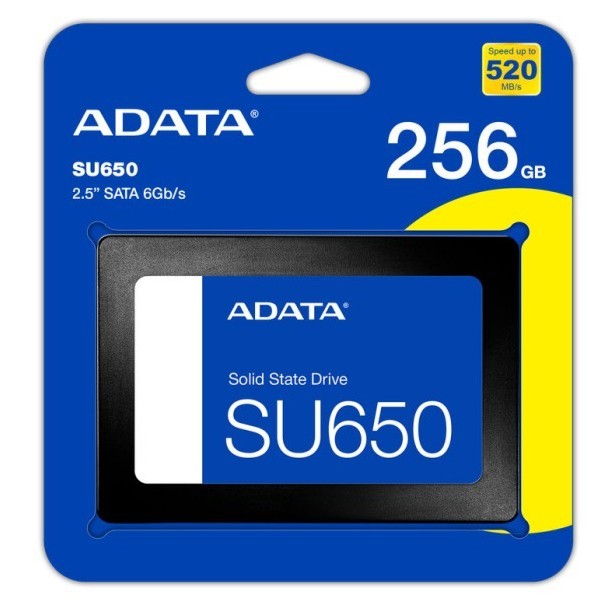 SSD Adata 256gb Sata3 - Adata SU650 SSD 256 Sata 3 - SSD SU 650 A Data 256