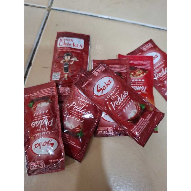 

saos sachet murah aneka merek isi 50pcs