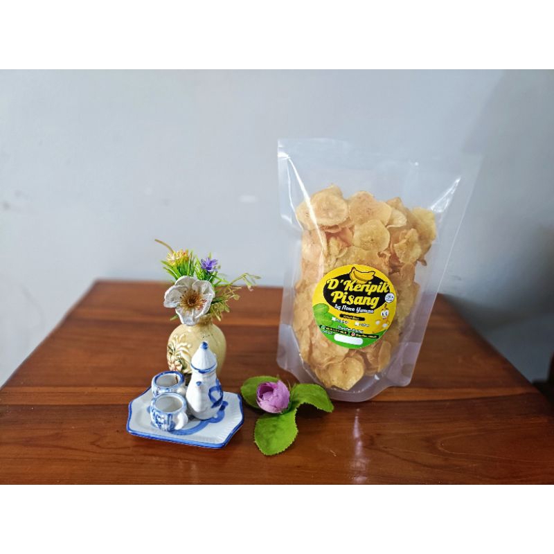

Keripik pisang Original Crispy kemasan pouch