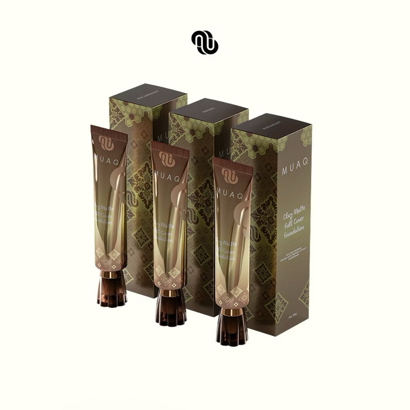 MUAQ CLAY MATTE FULL COVER FOUNDATION