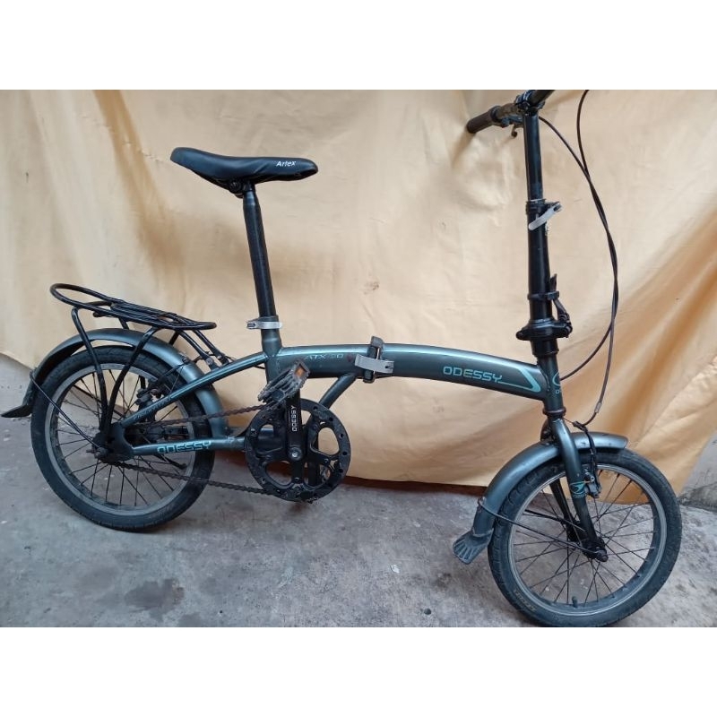 sepeda lipat odessy 16" second