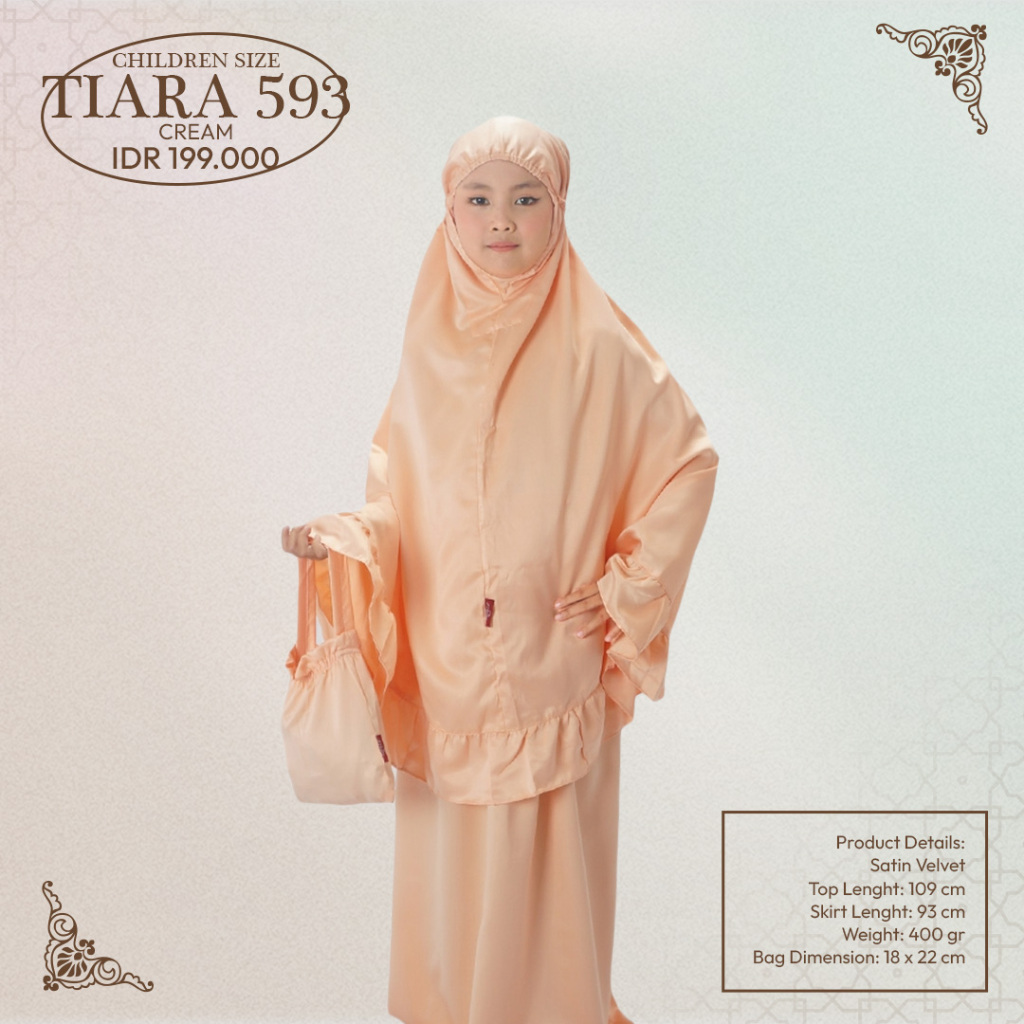 Mukena Sarimbit Anak Satin Velvet Tatuis Tiara 593