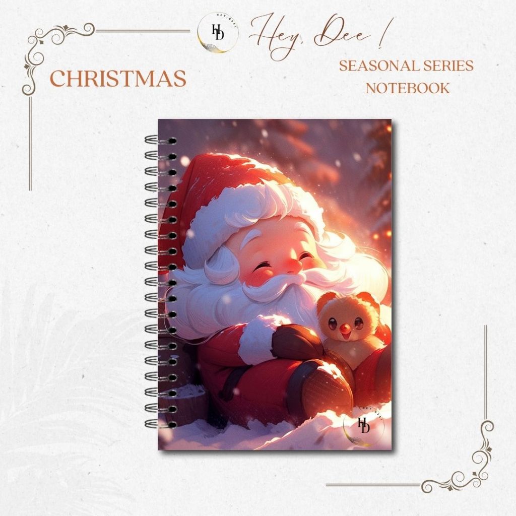 

HeyDee Notebook A5 Spiral CHRISTMAS SERIES