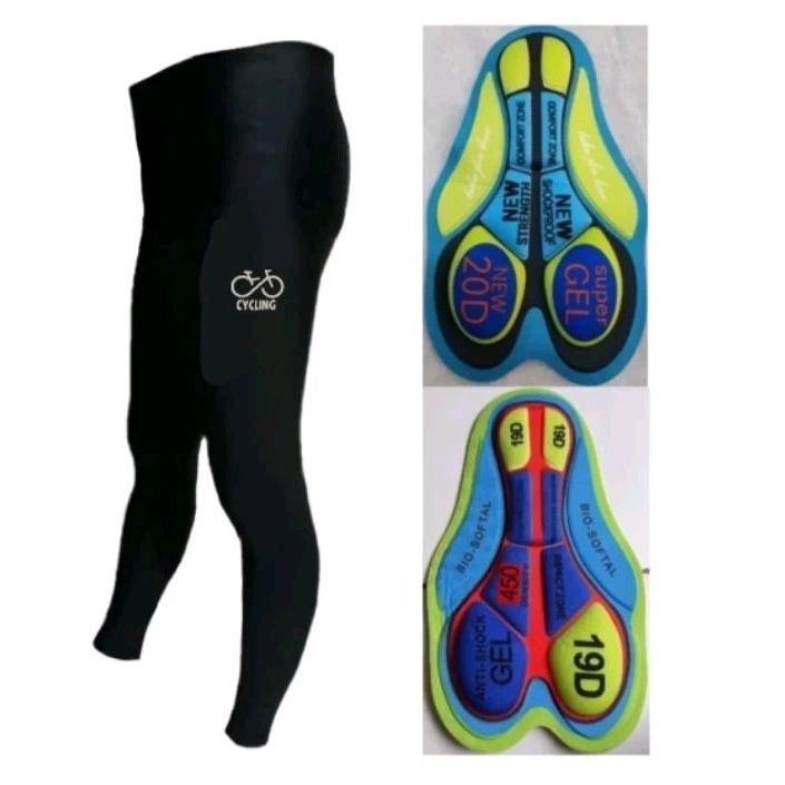 celana sepeda panjang cycling roadbike pant celana gowes ketat pria wanita