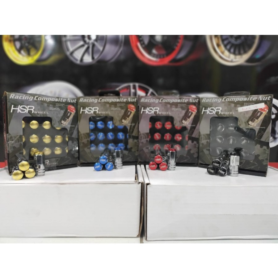 Mur Roda Mobil Racing HSR Panjang Drat 1,25 - Baut Roda Variasi Velg Racing