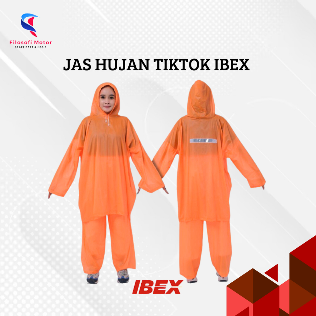 Filosofi Motor Jas Huajan Tiktok IBEX /Jas hujan ibex/jas hujan tiktok ibex