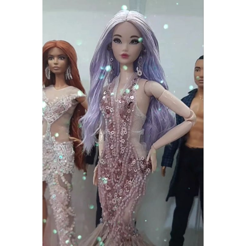 handmade evening gaun barbie