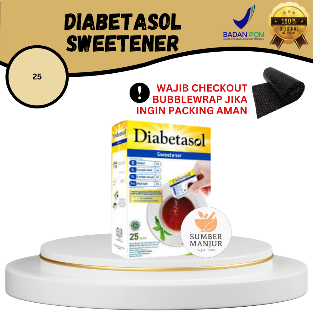 

DIABETASOL ZERO CALORIE SWEETENER 25 SACHET