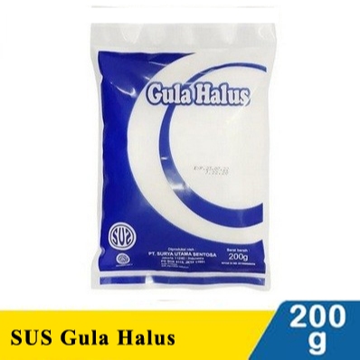 

SUS Gula Halus sugar 200g 200 gram