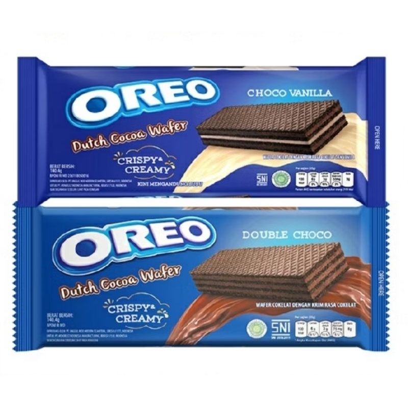 

Oreo Wafer Dutch Cocoa Wafer Cokelat Vanila 117gr