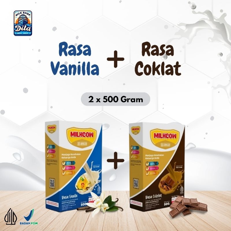 

[DILA] Isi 2 Milkcow Susu Bubuk / Susu Gemuk