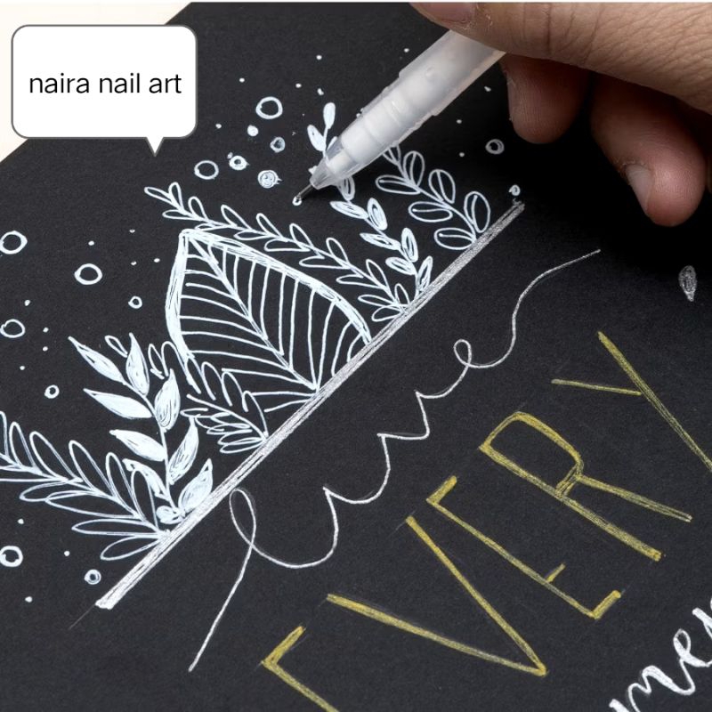 

pulpen sketsa henna / pen garis henna