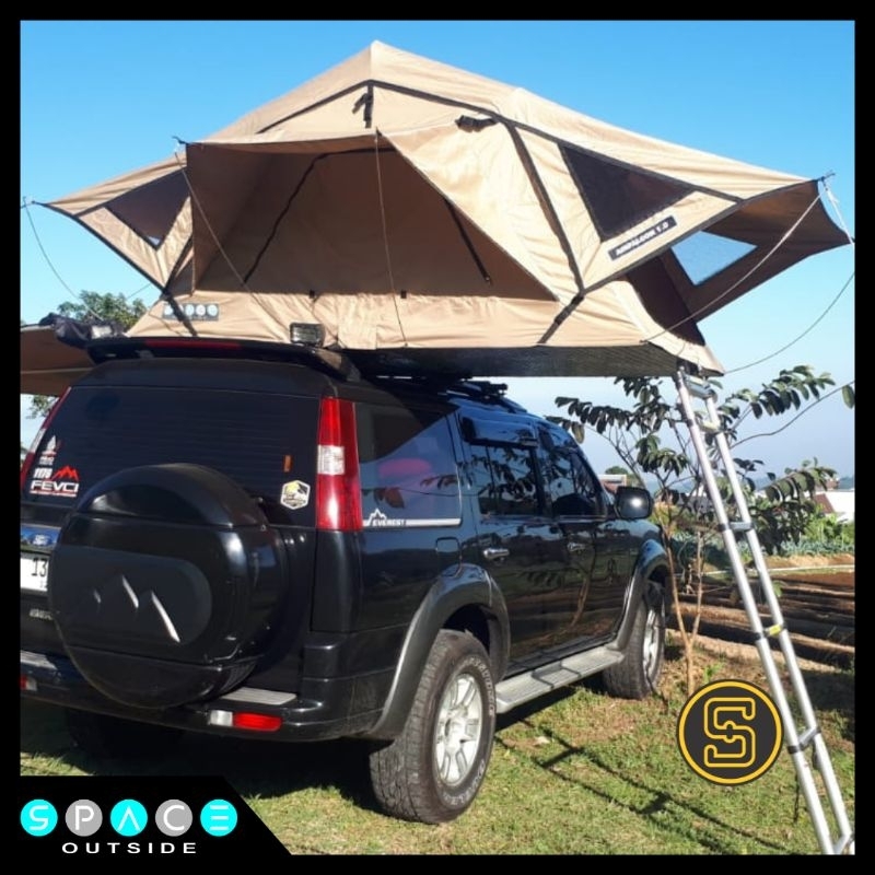 Roof Top Tent (RTT) Tenda Atap Mobil Full Alumunium