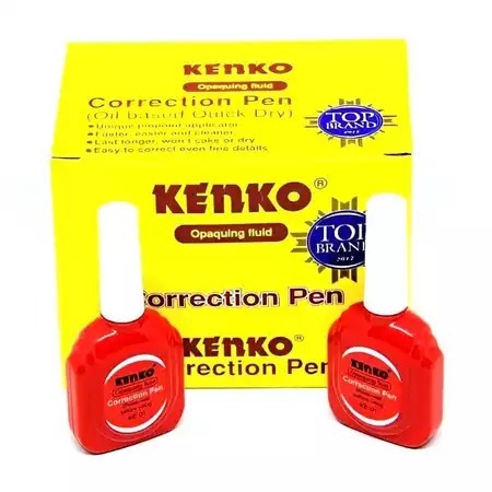 

Tip-ex Kenko Ke-01 (12pcs) / Tipex cair per Box 1 Lusin isi 12 pcs