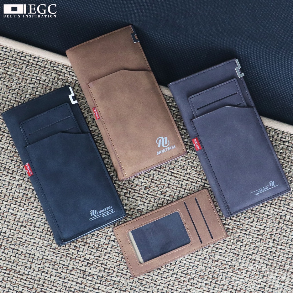 MORTEGA DOMPET KULIT PRIA PANJANG  / DOMPET PRIA LEATHER - M-9804