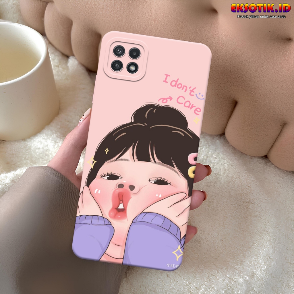 Case Samsung A22 5G - Casing Samsung A22 5G - Fashion Case - Silikon Samsung A22 5G  - Motif Keren D
