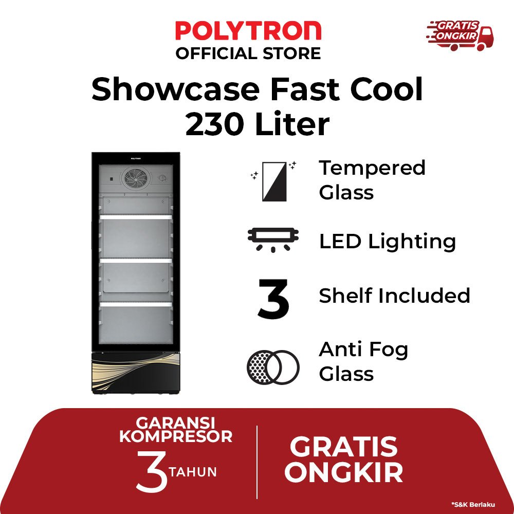 POLYTRON SCN 187 - Showcase 180 Litre