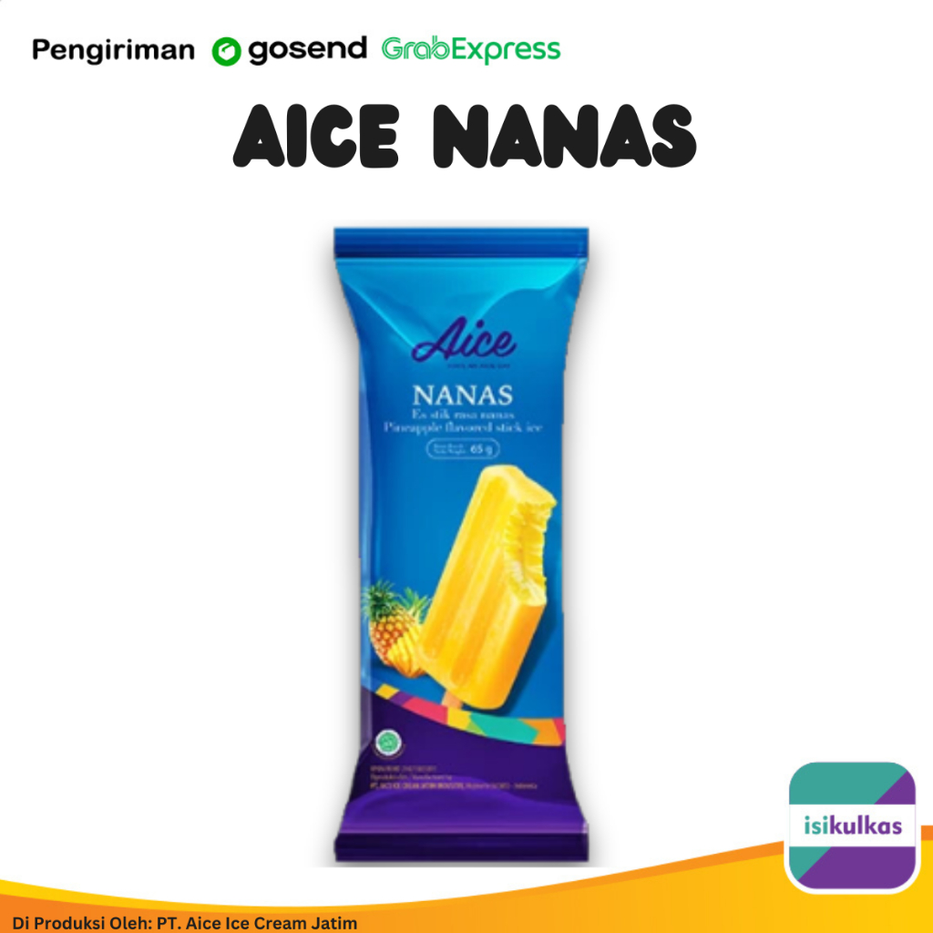 

AICE Ice Cream NANAS - 1 box isi 50