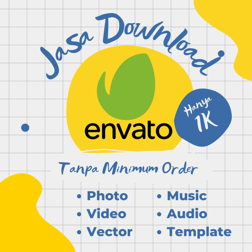 Jasa Download Envato Elements - Rp 1.000 per Link, Bonus Lisensi Gratis