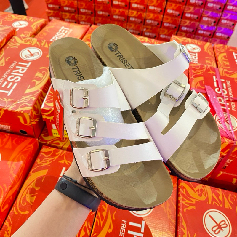 Triset sandal selop wanita