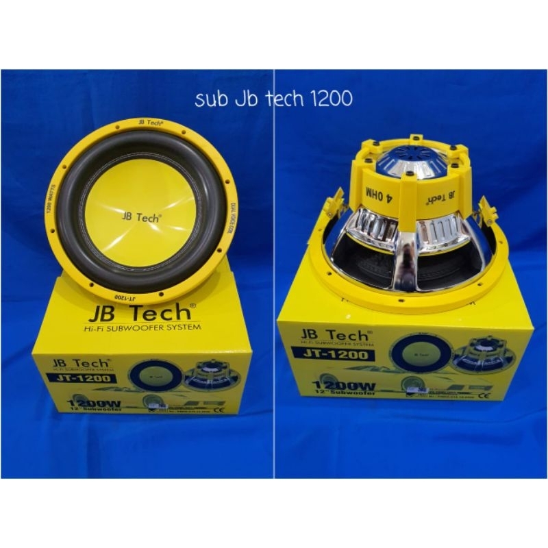 Speaker Subwoofer JB TECH 12 " inch Double Coil 1200W