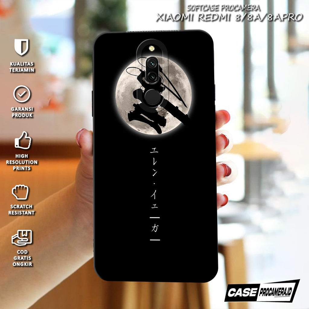 Case compatible for XIAOMI REDMI 8 8A 8A PRO - Casing Procamera XIAOMI Terbaru 2025 { Case AOT} Sili