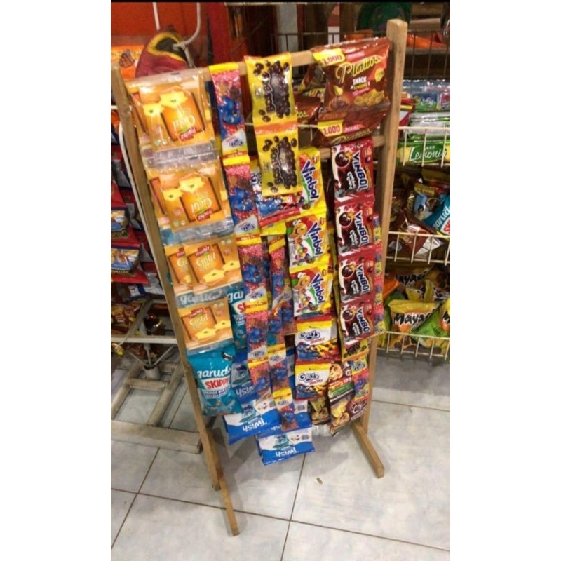 Rak Jajanan Rak warung Rak kertas Terlaris