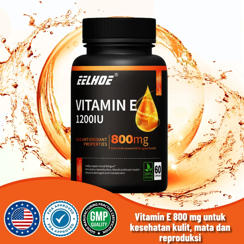 Vitamin E, memutihkan kulit, melawan penuaan dan kekeringan kulit, serta melindungi kesehatan mata