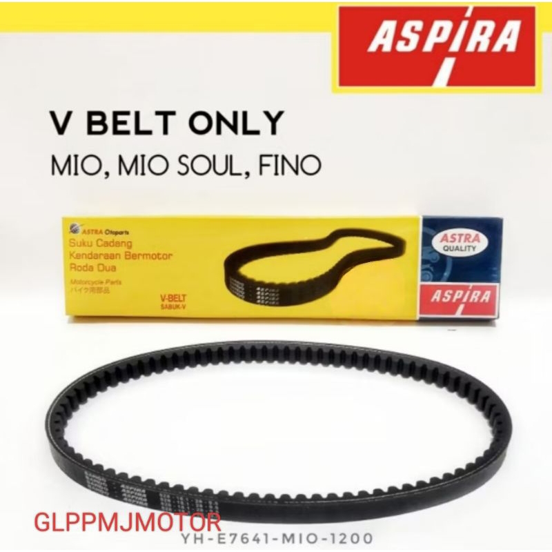 ASPIRA Astra Belt V-Belt Only MIO, MIO SOUL, FINO KARBU 5TL MIO-1200 VANBELT V-BELT PANBEL