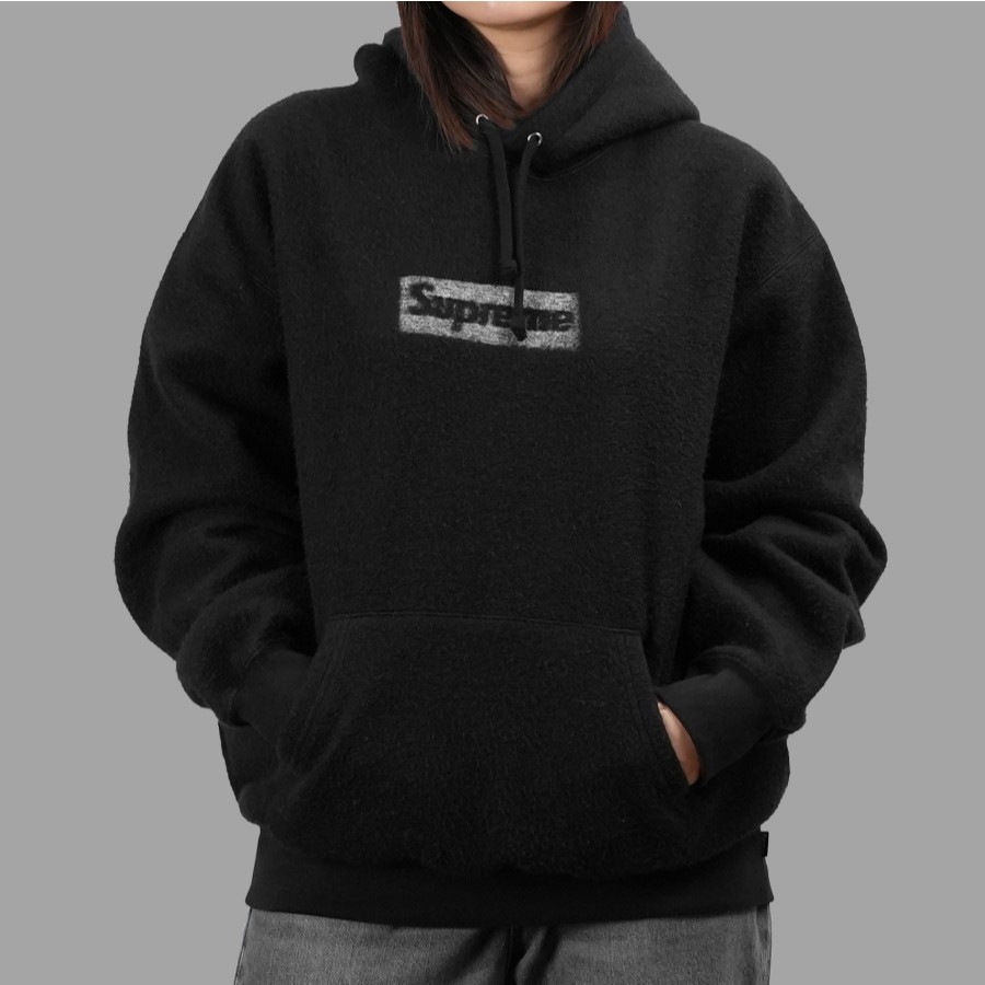 Supreme Inside Out Box Logo Black Hoodie