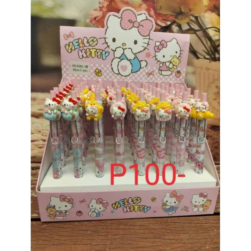 

1 BOX PEN ROLL MODE HELLO KITTY ISI 48