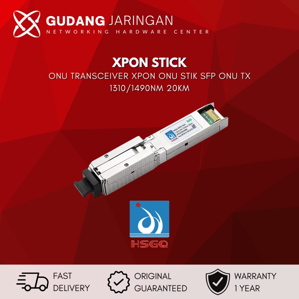 SFP HSGQ-Xpon Stick ONU Transceiver Xpon Onu stik SFP ONU Tx 1310/1490nm 20km