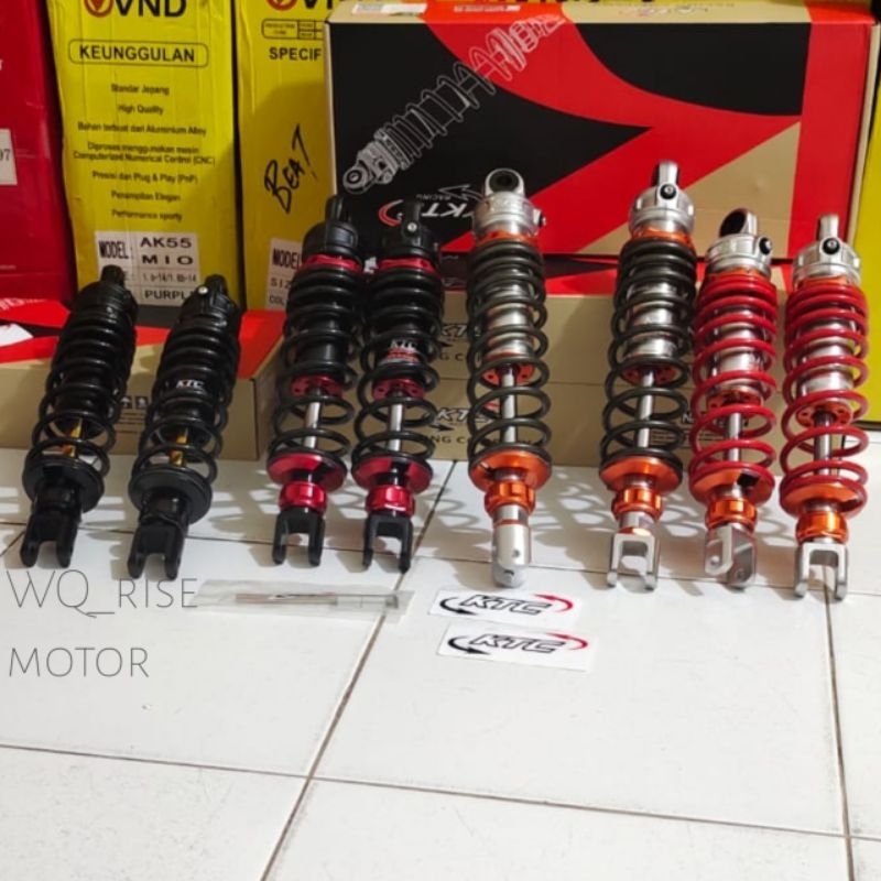 SHOCK BREAKER KTC RAZOR PRO BELAKANG NMAX PCX AEROX 305 335 350 365MM NON TABUNG DOUBLE KLIK
