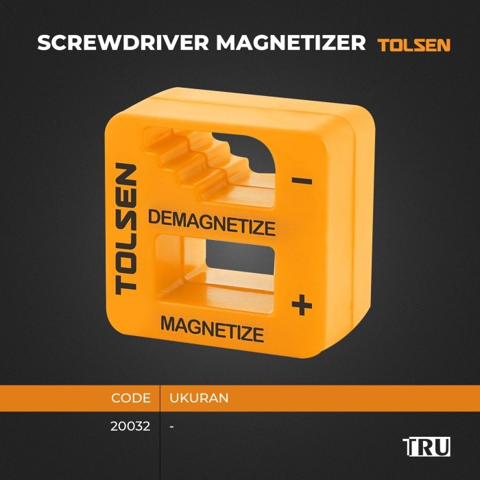 

Magnetizer Demagnetizer untuk Obeng Screwdriver Tolsen 20032