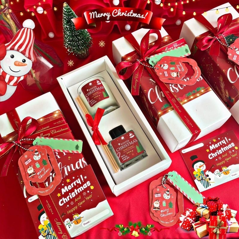 

Christmas Gift Hampers Natal Reed Diffuser Aromaterapi Candle | Christmas Hampers Aromatherapy Lilin Pewangi Ruangan Kado Natal | Hadiah Natal Souvenir Natal Mewah Elegan | Christmas Gift | Aromaterapi Gift Set | Souvenir Kantor Custom