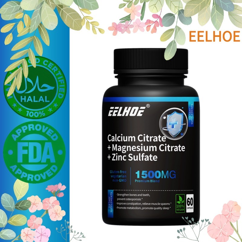 Kalsium,magnesium,zinc+D3K2,meningkatkan kesehatan tulang dan jantung,meningkatkan kualitas tidur,me