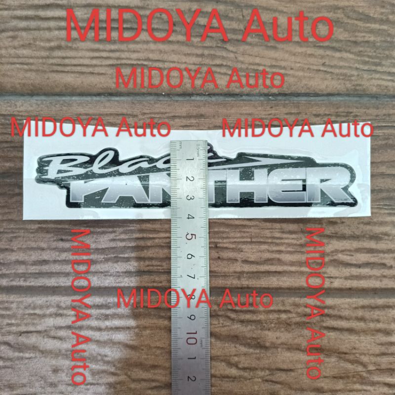 Sticker Stiker Fender Spakboard Depan Black Panther Kotak Kapsul Grand Touring 1pc