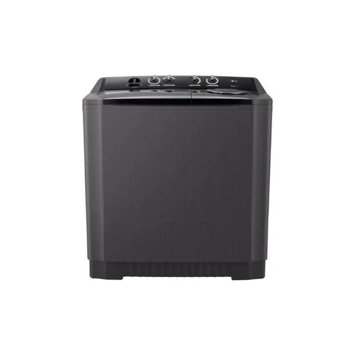 MESIN CUCI LG 2 TABUNG P 1500 RTM/P-1500-RTM 15KG GARANSI RESMI ANTI TIKUS P1500RTM HITAM