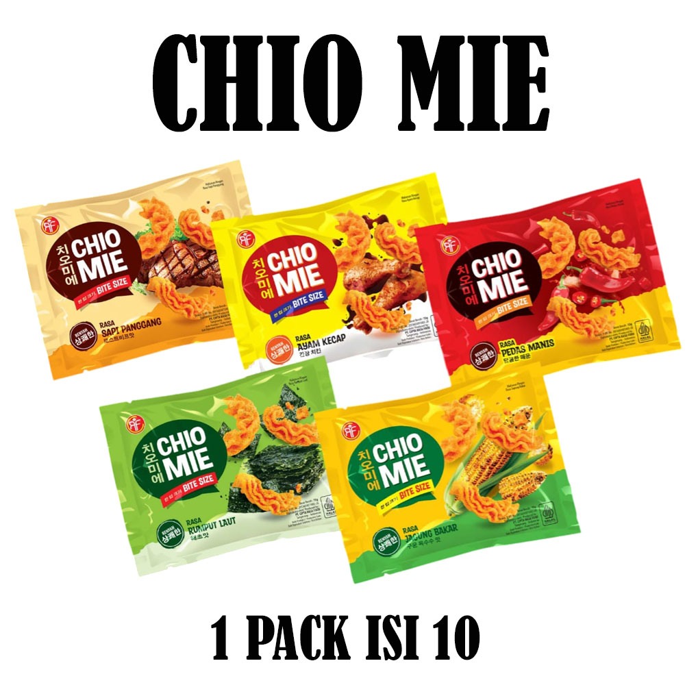 

CHIO MIE SNACK VIRAL KOREA BITE SIZE PACK ISI 10