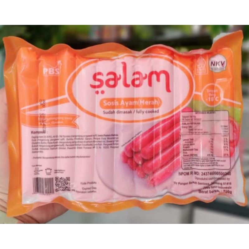 

SOSIS SALAM AYAM MERAH 750GR