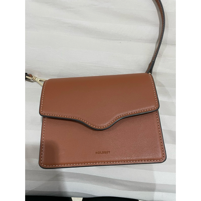 PRELOVED holdrey alba bag tan small sling bag tas selempang coklat brown wanita woman