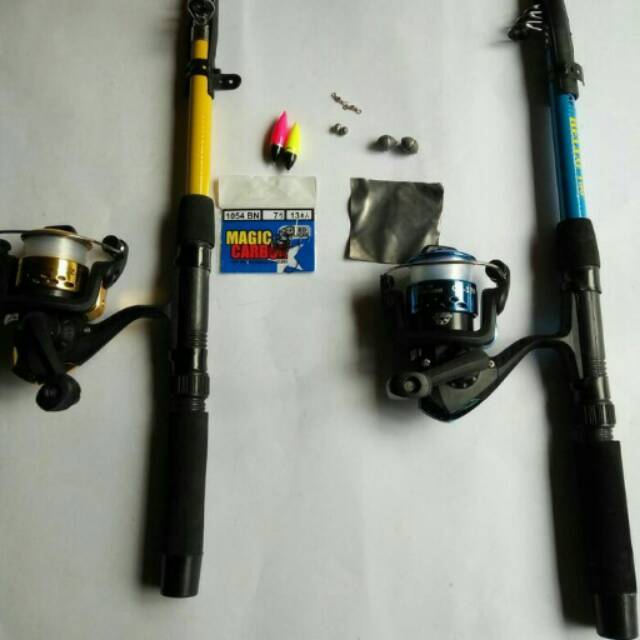 joran set pancing siap pakai komplit
