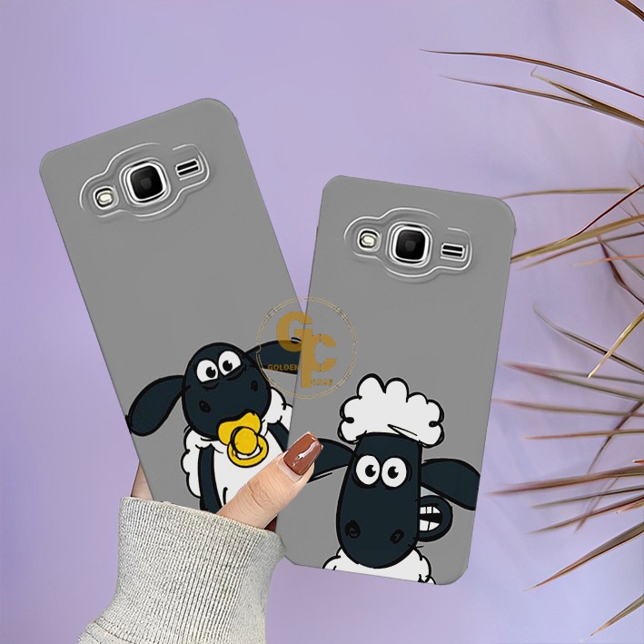 [GCR56] Cassing Hp Samsung J2 Prime / J7 Prime / J6 Prime Motif SHAUN THE SHEEP lucu - Case Kekinian