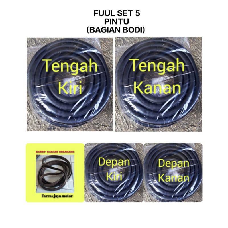 KARET BALON PEREDAM PINTU BAGIAN BODI MAZDA FAMILIA 1997