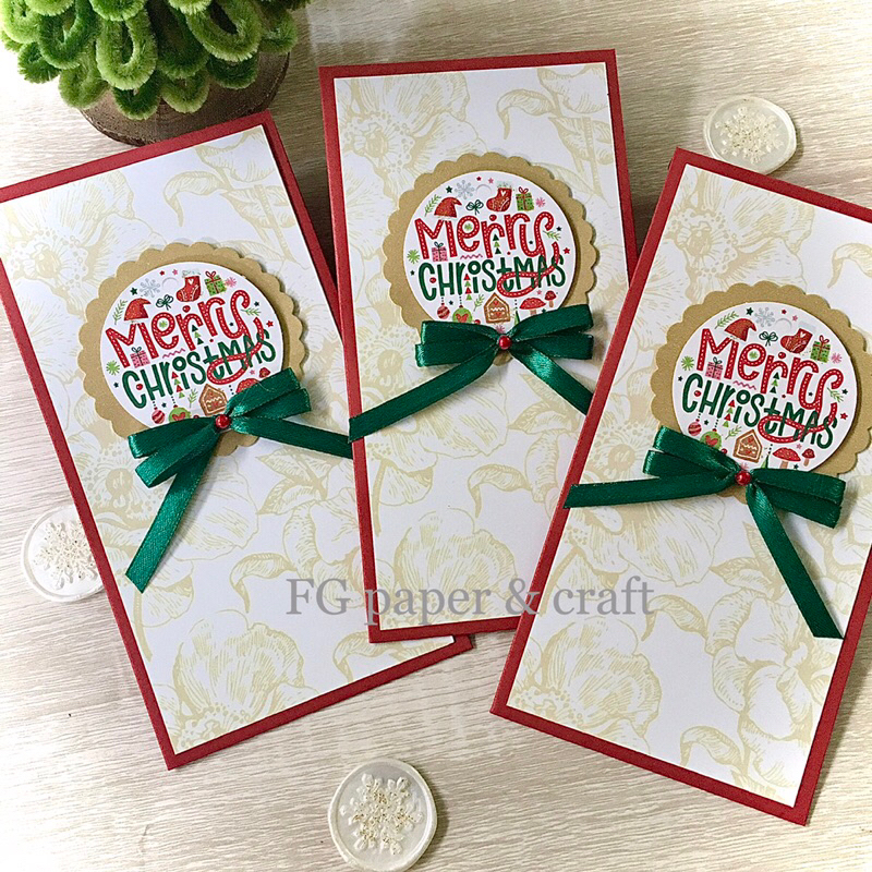 

Amplop Uang Classic Christmas 9x17cm by fgpaper