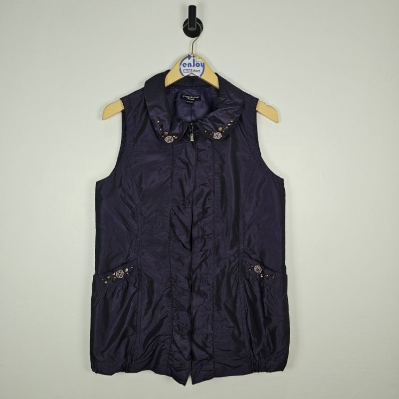 vest rompi VABIENNE parasut fashion windbreaker wanita casual second preloved