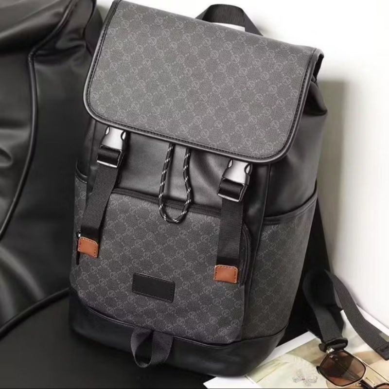 TAS RANSEL PRIA KULIAH SEKOLAH - BACKPACK TRAVEL PRIA - TAS RANSEL KULIT PRIA KERJA