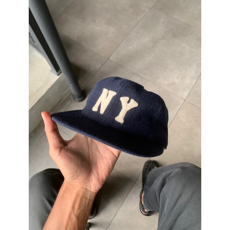 ebbets field new york fitted hat cap