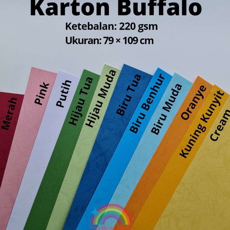 

cy Bayar Di Tempat karton buffalo tebal 22gsm ukuran A1 isi 5 pcs J38